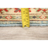 Kazak Oriental Hand Knotted Wool Pakistani Traditional Area Rug - 4'1" x 2'7"