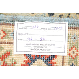 Kazak Oriental Hand Knotted Wool Pakistani Traditional Area Rug - 4'1" x 2'7"