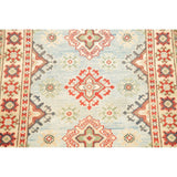 Kazak Oriental Hand Knotted Wool Pakistani Traditional Area Rug - 4'1" x 2'7"