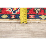 Kazak Oriental Hand Knotted Wool Pakistani Traditional Area Rug - 4'1" x 2'8"