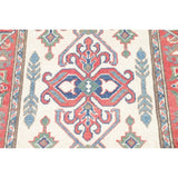 Kazak Oriental Hand Knotted Wool Pakistani Traditional Rug - 8'5" x 2'9" Runner