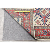 Kazak Oriental Hand Knotted Wool Pakistani Traditional Rug - 8'5" x 2'9" Runner