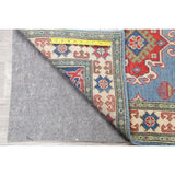 Kazak Oriental Hand Knotted Wool Pakistani Traditional Rug - 9'9" x 2'9" Runner