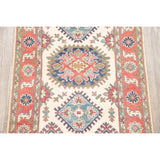 Kazak Oriental Hand Knotted Wool Traditional Pakistani Casual Area Rug - 4'1" x 2'8"