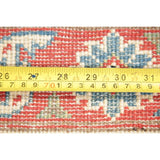 Kazak Oriental Hand Knotted Wool Traditional Pakistani Casual Area Rug - 4'1" x 2'8"