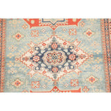 Kazak Oriental Pakistani Hand-Knotted Wool Traditional Area Rug - 6'8" x 5'0"