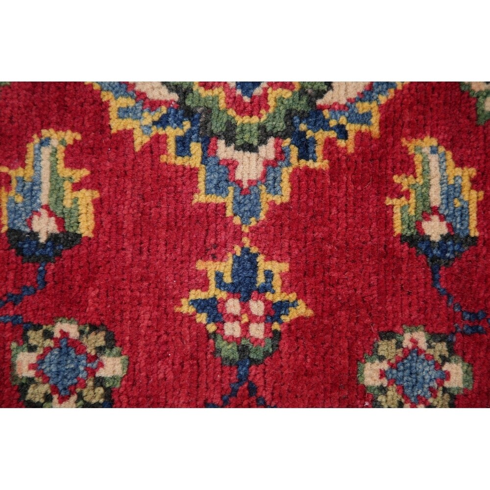 Kazak Oriental Traditional Hand Knotted Wool Pakistani Rug - 9'0" x 2'7" Runner