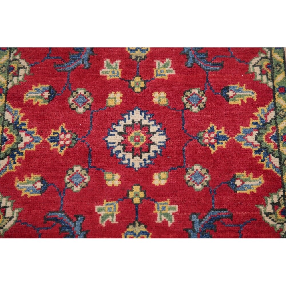 Kazak Oriental Traditional Hand Knotted Wool Pakistani Rug - 9'0" x 2'7" Runner