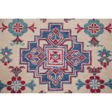 Kazak Oriental Traditional Hand Knotted Wool Pakistani Rug - 9'9" x 2'9" Runner