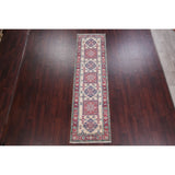 Kazak Oriental Traditional Hand Knotted Wool Pakistani Rug - 9'9" x 2'9" Runner