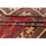 Kazak Pakistani Traditional Oriental Hand Made Area Rug Red - 6'6" x 4'4"