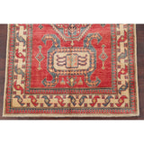 Kazak Pakistani Traditional Oriental Hand Made Area Rug Red - 6'6" x 4'4"