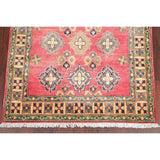Kazak Traditional Hand Knotted Wool Pakistani Style Oriental Area Rug - 5'5" x 3'3"