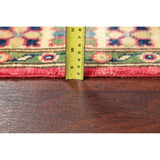 Kazak Traditional Hand Knotted Wool Pakistani Style Oriental Area Rug - 5'5" x 3'3"
