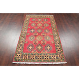 Kazak Traditional Hand Knotted Wool Pakistani Style Oriental Area Rug - 5'5" x 3'3"