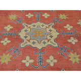 Kazakh Tribal Design 100-percent Wool Oriental Rug Hand Knotted (9'2 x 13'3)
