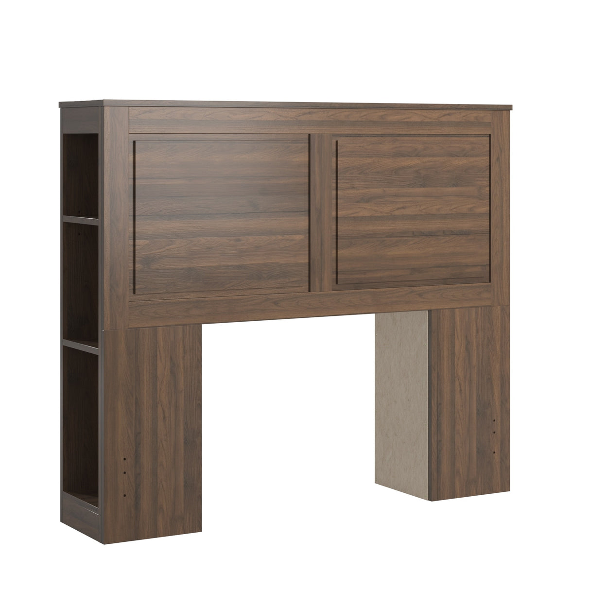 Keigo Walnut Finish Full Storage Headboard by iNSPIRE Q Classic