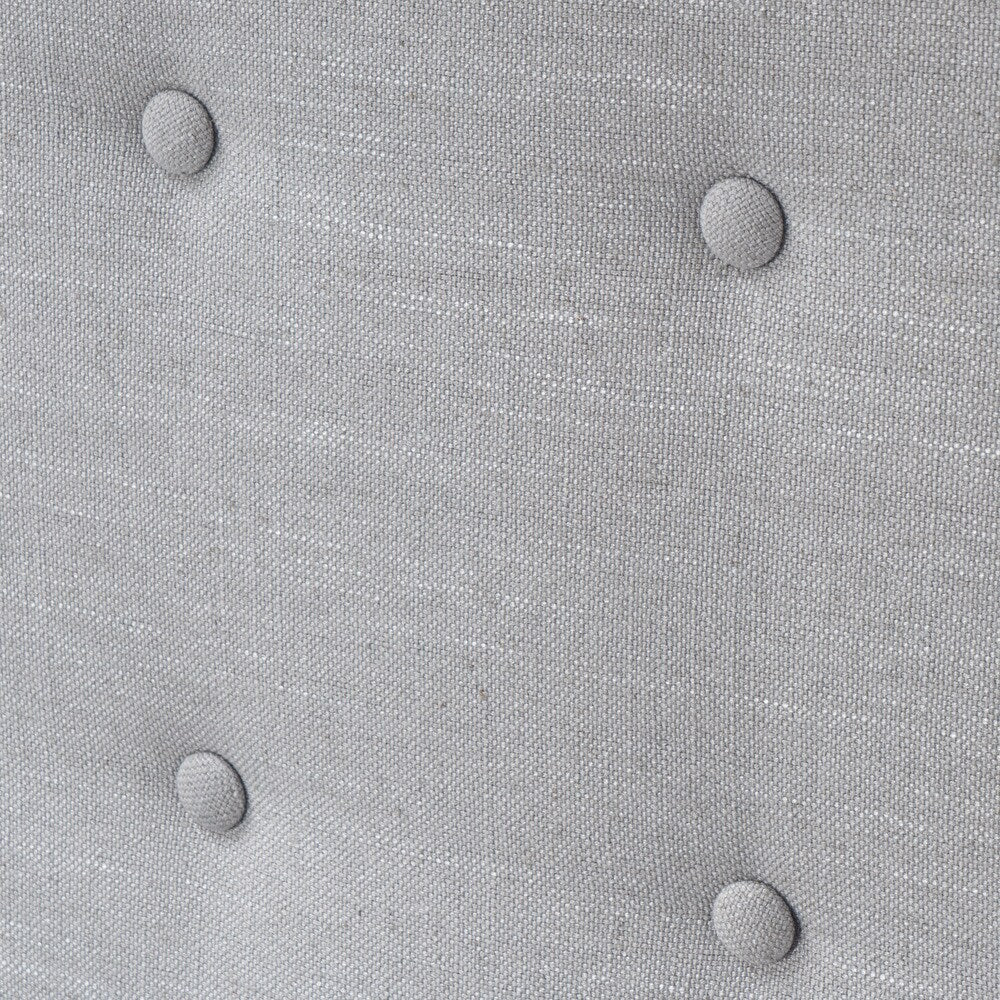 Kendrah Adjustable Full/Queen Wing-back Studded Fabric Headboard by Christopher Knight Home