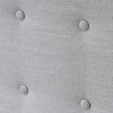 Kendrah Adjustable Full/Queen Wing-back Studded Fabric Headboard by Christopher Knight Home