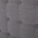 Kendrah Adjustable King/ California King Wing Back Studded Fabric Headboard by Christopher Knight Home