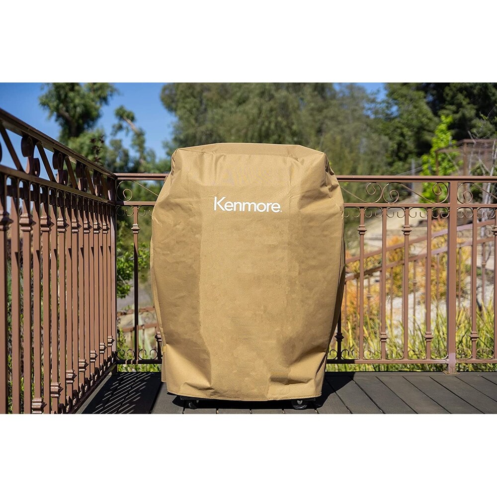 Kenmore 33-Inch Wide Universal Grill Cover for 2- & 3-Burner Gas Grills - 33" W x 42" H x 22.5" D