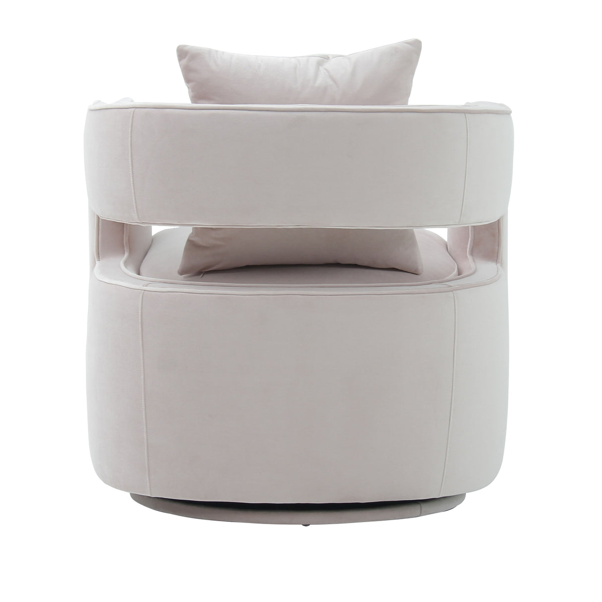 Kennedy Modern Accent Velvet Swivel Chair