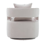 Kennedy Modern Accent Velvet Swivel Chair