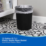 Kenney Storage Made Simple Plastic Waste Paper Basket