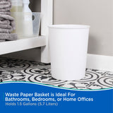 Kenney Storage Made Simple Plastic Waste Paper Basket