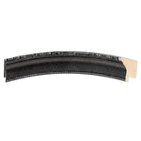 Kensington Framed Rectangle Mirror in Black Silver