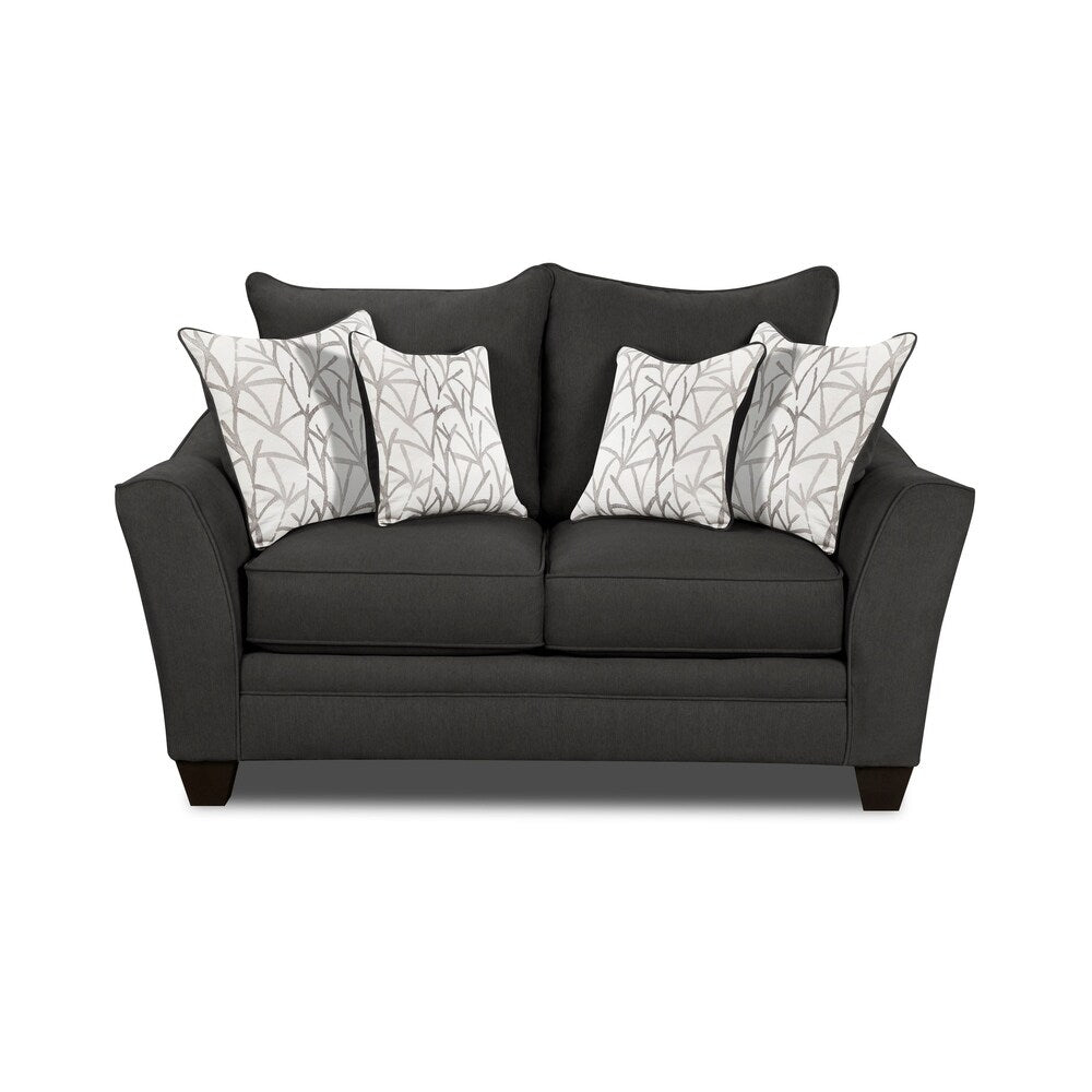 Kensington Loveseat (Grey/ Brown)