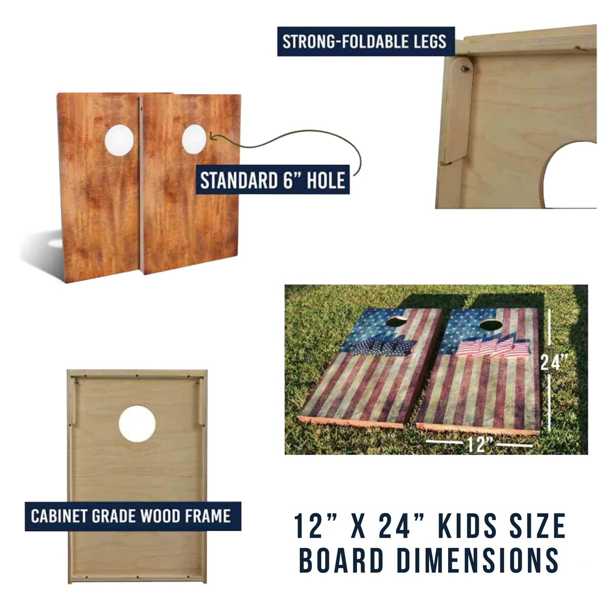 Kentucky Wildcats Field Alternating Cornhole Boards
