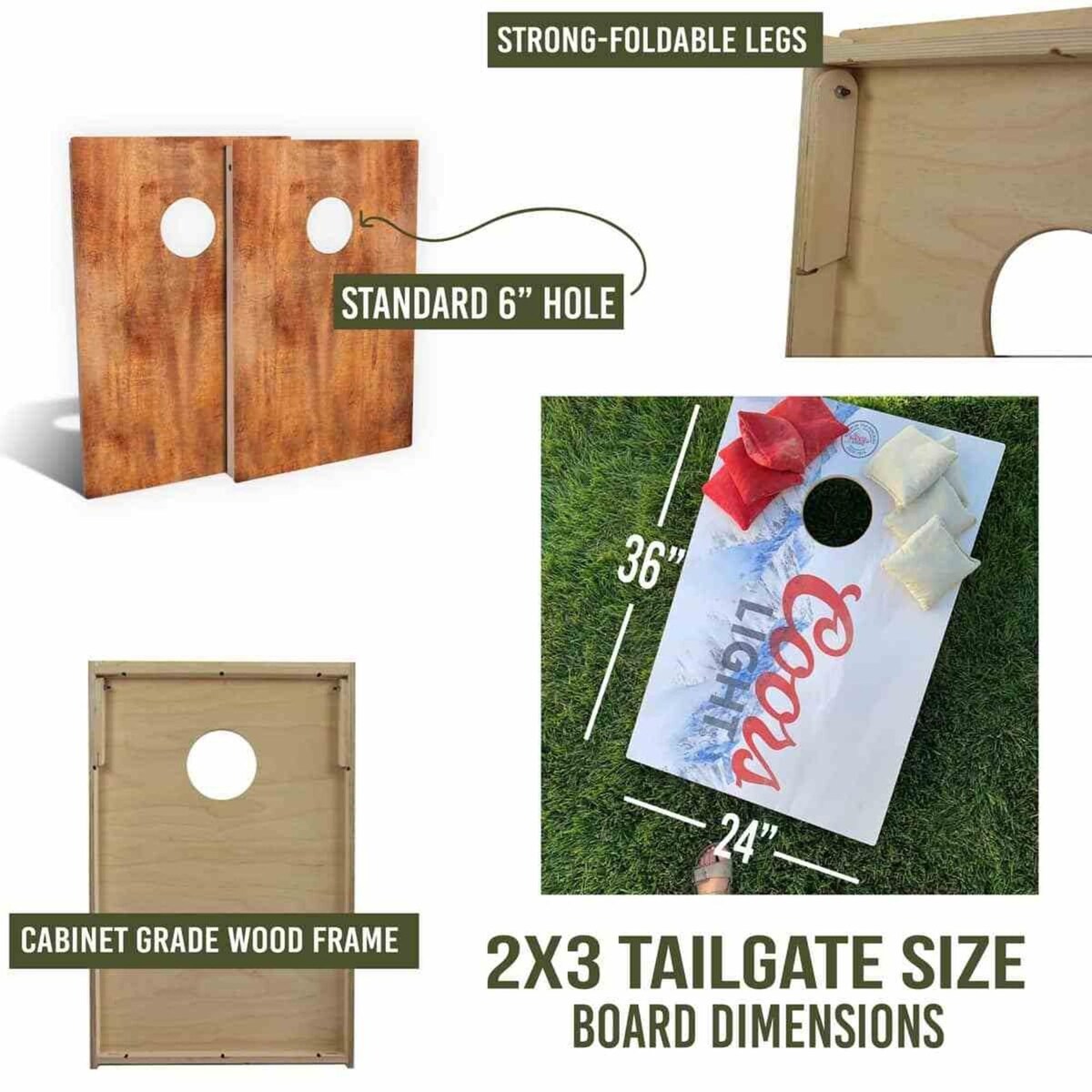 Kentucky Wildcats Field Alternating Cornhole Boards