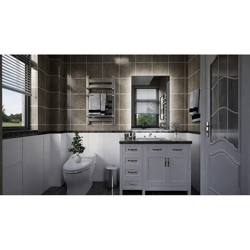 Keonjinn LED Backlit Bathroom Vanity Mirror Anti-Fog Dimmable Lighted CRI90 High Definition(Horizontally/Vertically)