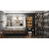 Keonjinn LED Backlit Bathroom Vanity Mirror Anti-Fog Dimmable Lighted CRI90 High Definition(Horizontally/Vertically)
