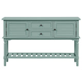 Keria Console Table with 2 Drawers, 2 Cabinets, Shelf