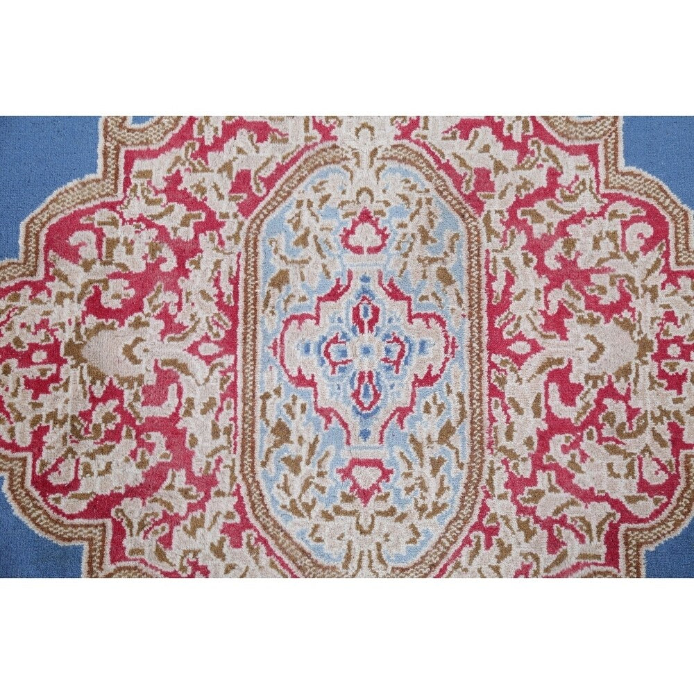 The Curated Nomad Rainsford Geometric Hand-knotted Wool Persian Heirloom Item Area Rug - 13'7" x 9'5"