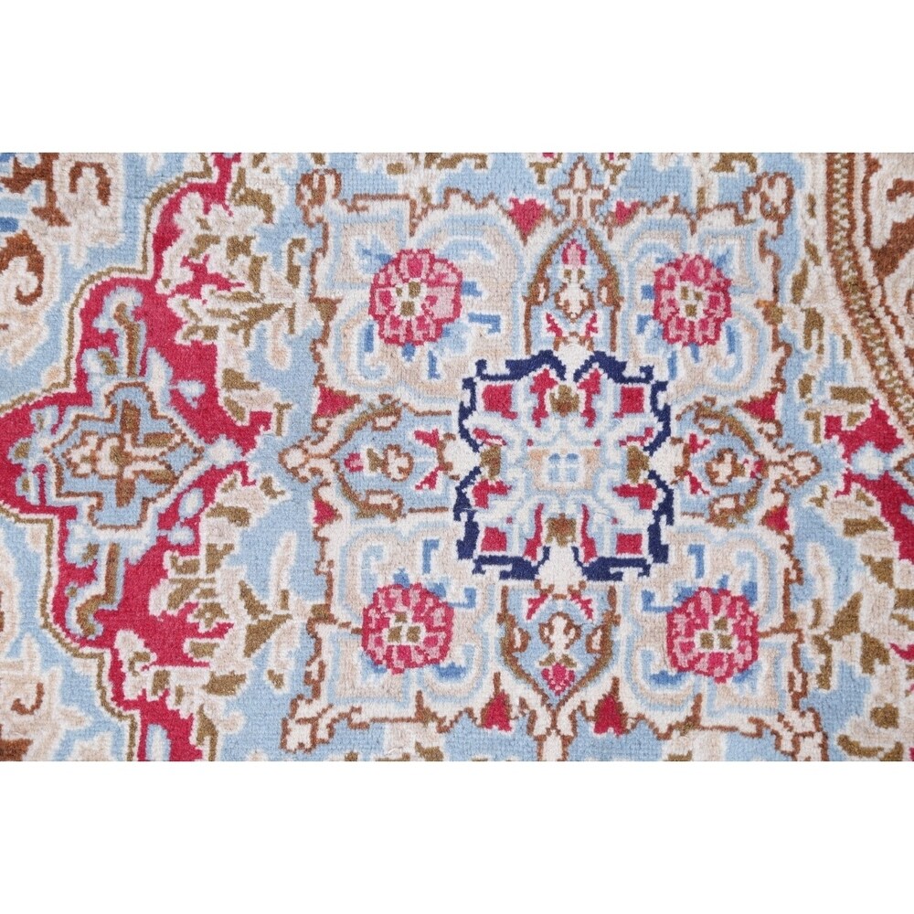 The Curated Nomad Rainsford Geometric Hand-knotted Wool Persian Heirloom Item Area Rug - 13'7" x 9'5"