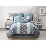 Kerri Embroidered 10-piece Comforter Set