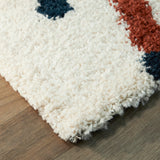 Kessler Contemporary Trellis Shag Area Rug