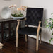 Kessler Contemporary Velvet Tufted Dining Arm Chair by Christopher Knight Home - 40"h x 23.5"w x 22.2"d