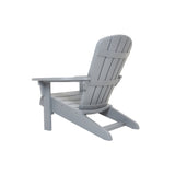 Keter Teton Adirondack Resin Outdoor Weather Resistant Lounge Furniture Chair