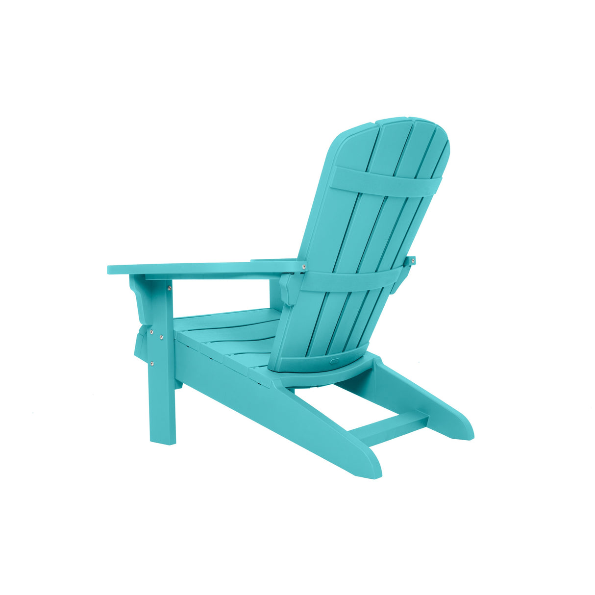 Keter Teton Adirondack Resin Outdoor Weather Resistant Lounge Furniture Chair