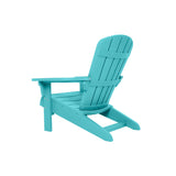 Keter Teton Adirondack Resin Outdoor Weather Resistant Lounge Furniture Chair