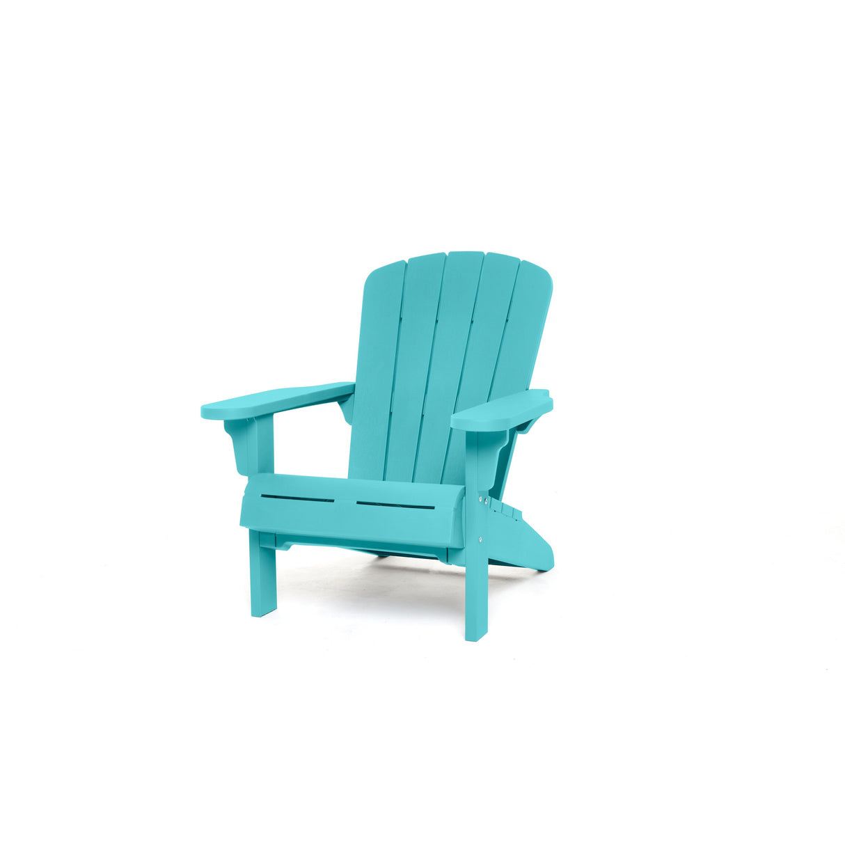Keter Teton Adirondack Resin Outdoor Weather Resistant Lounge Furniture Chair