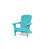 Keter Teton Adirondack Resin Outdoor Weather Resistant Lounge Furniture Chair