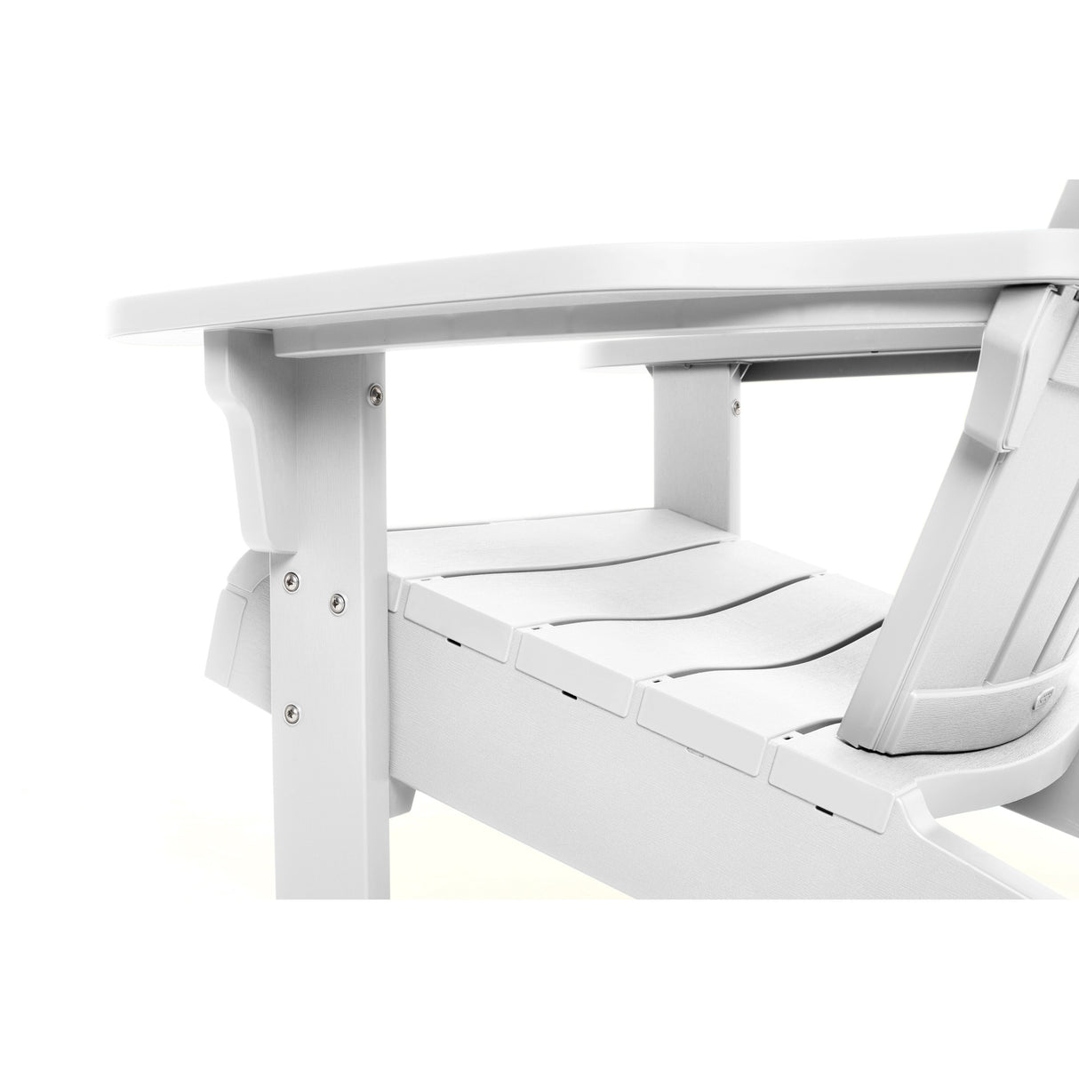 Keter Teton Adirondack Resin Outdoor Weather Resistant Lounge Furniture Chair
