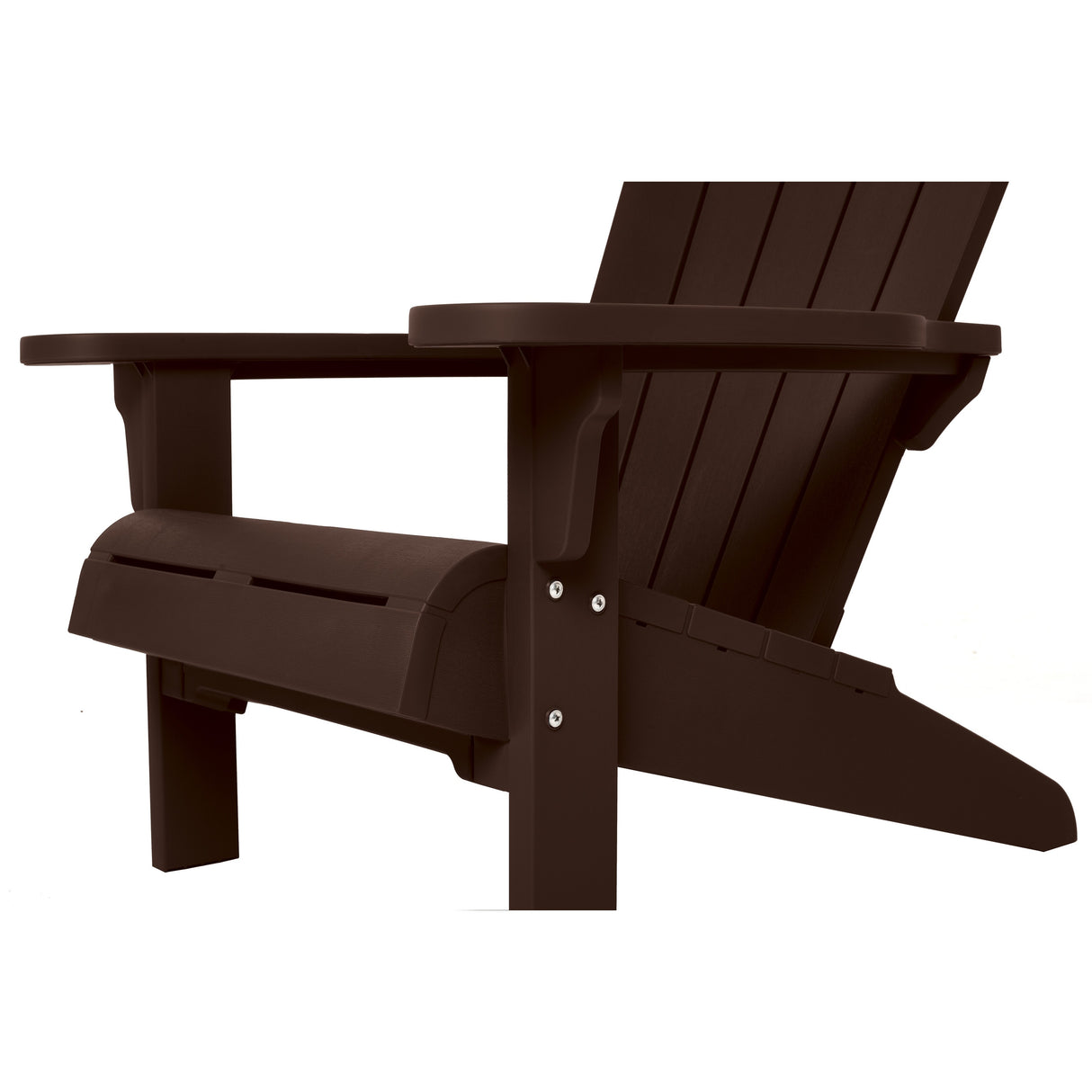 Keter Teton Adirondack Resin Outdoor Weather Resistant Lounge Furniture Chair