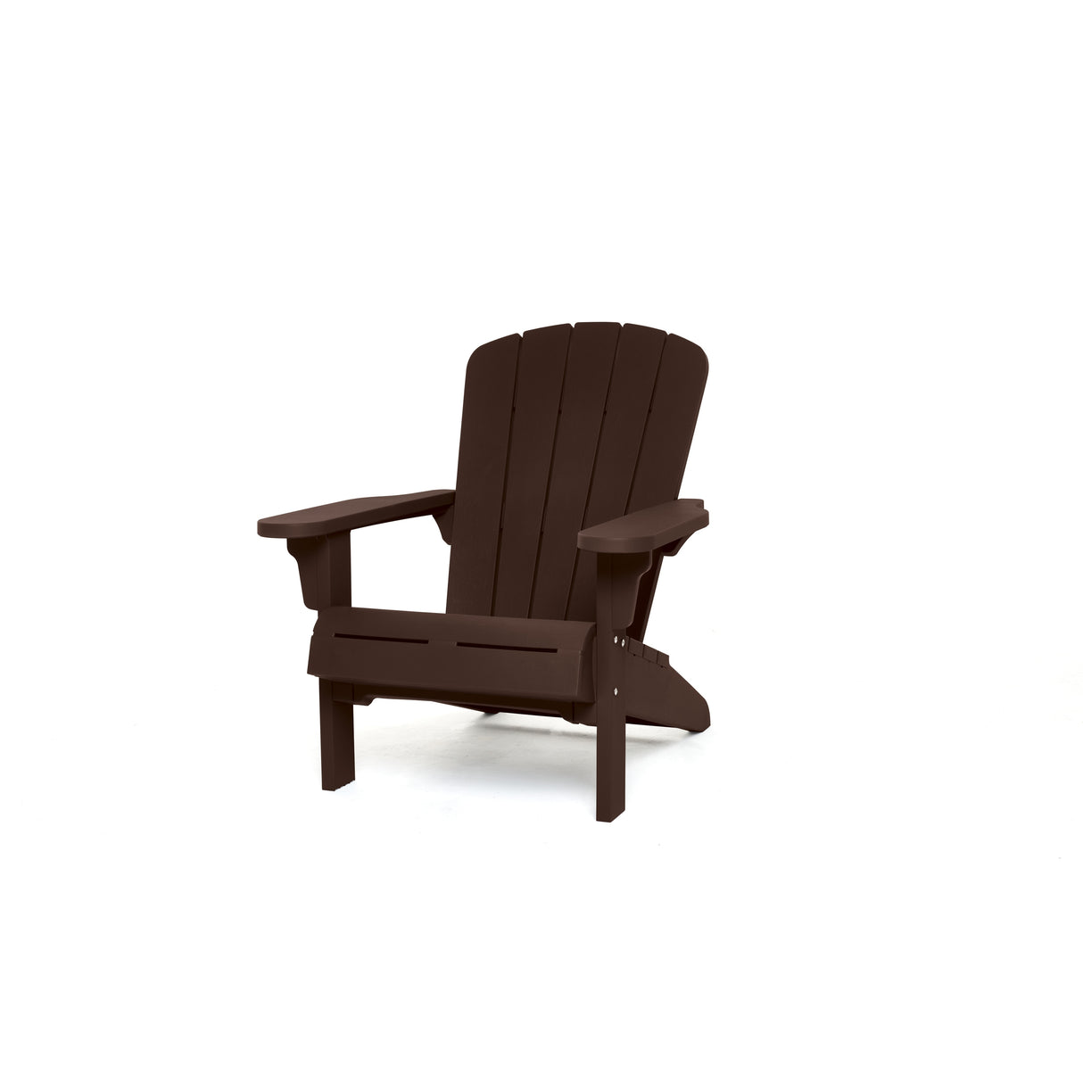 Keter Teton Adirondack Resin Outdoor Weather Resistant Lounge Furniture Chair