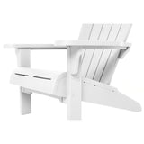 Keter Teton Adirondack Resin Outdoor Weather Resistant Lounge Furniture Chair